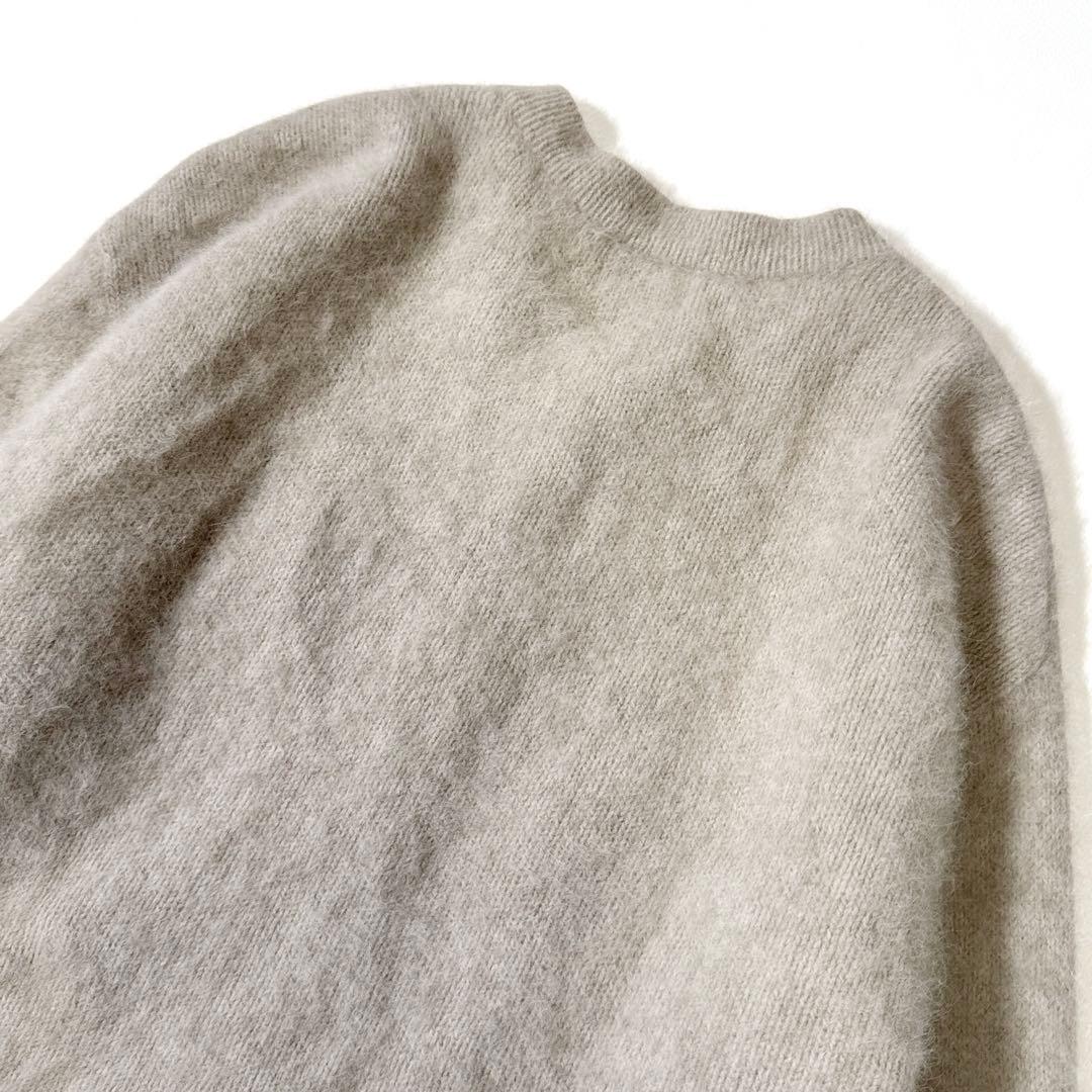 グリーンレーベルリラクシング デイリーエリートカーデ ベージュ カシミヤ