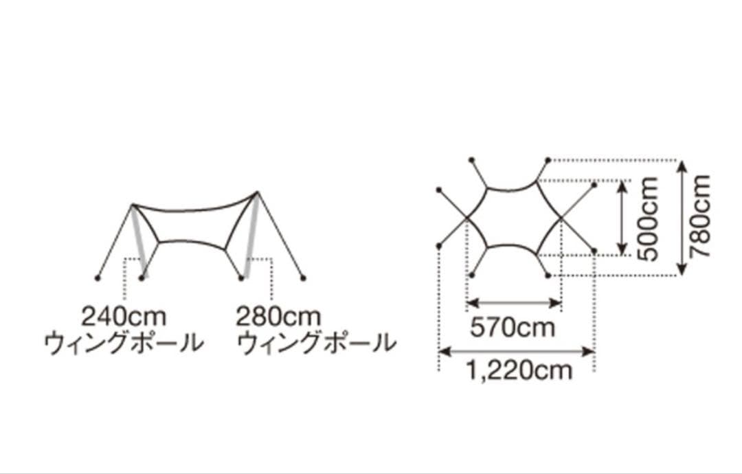 アメニティドームM タープ　フロアマットシート