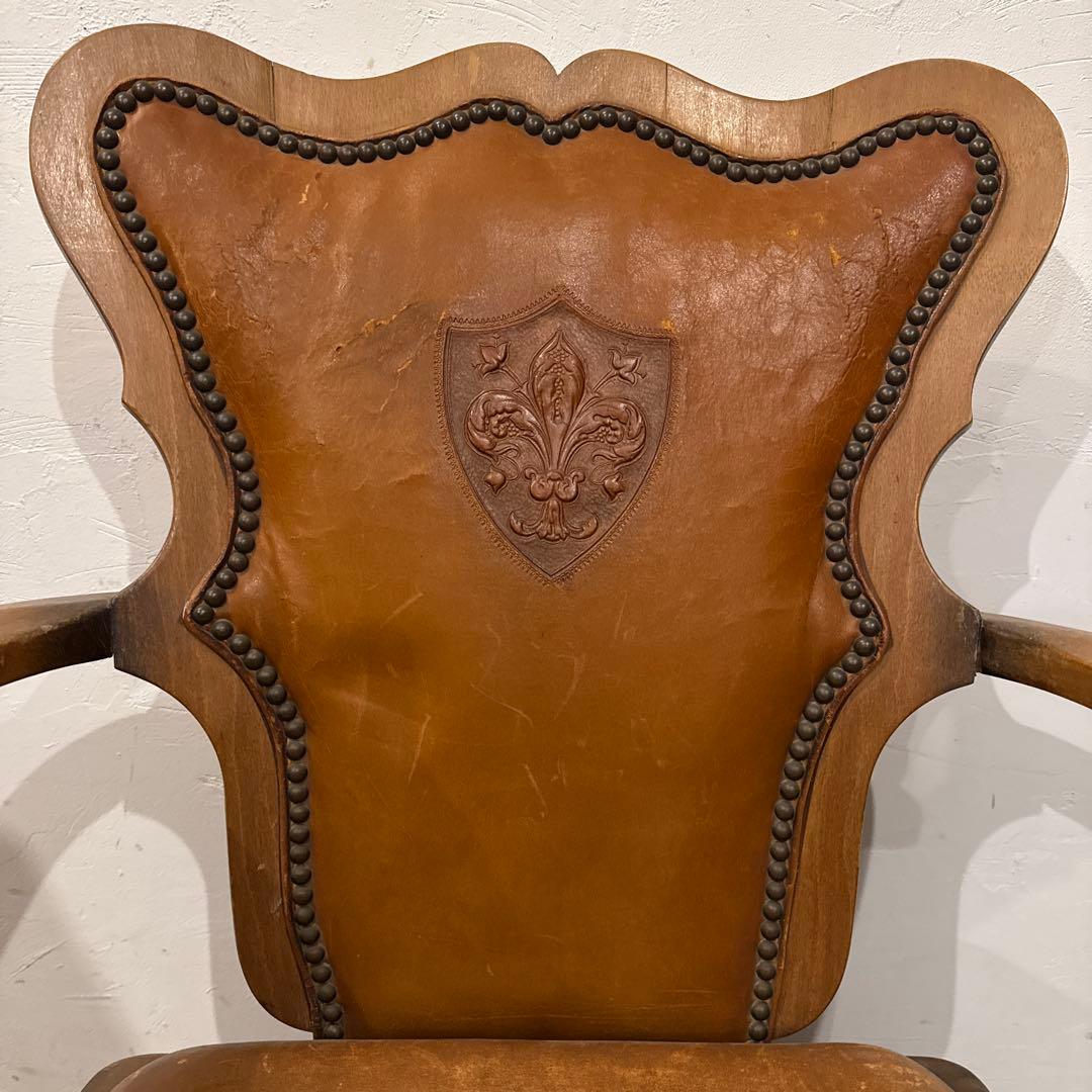 ヴィンテージチェア　レザーソファ