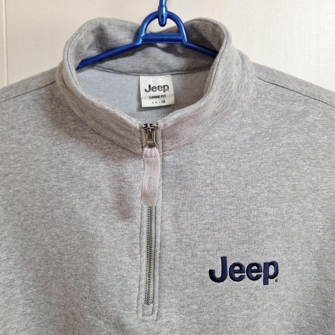 JEEP　XL　スウェット　セットアップ　ハーフジップ　ジープ　アメ車