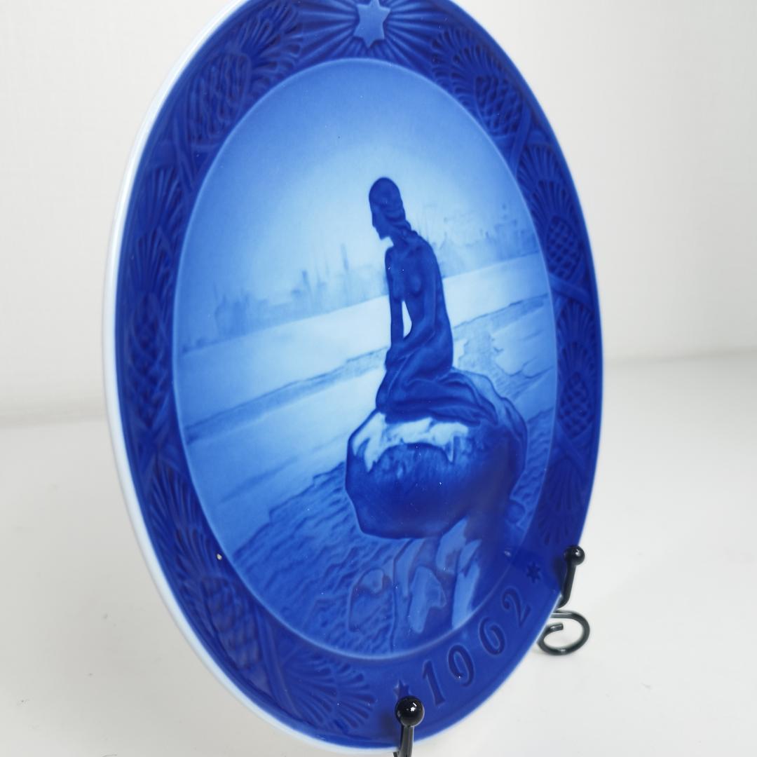 ロイヤルコペンハーゲン イヤープレート 1962年 皿 美品 リトルマ I2TA