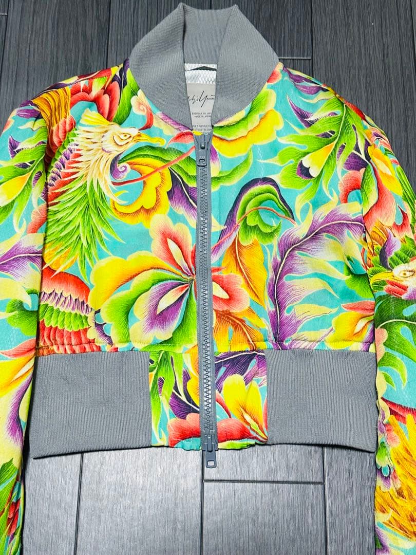 ヨウジヤマモト 08ss 花柄シルクブルゾン