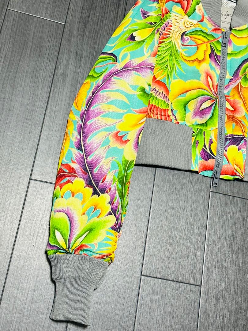 ヨウジヤマモト 08ss 花柄シルクブルゾン