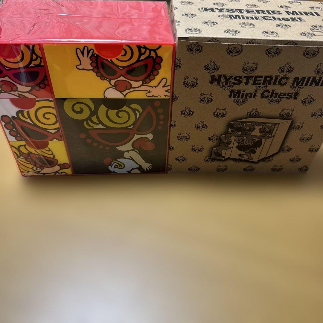 レア ヒステリックミニ　ノベルティ　ミニチェストminiレッド