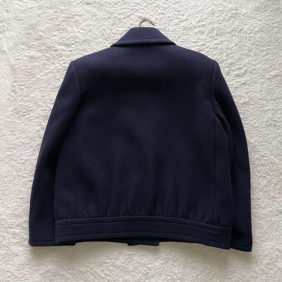 レア美品✨イヴサンローラン　ピーコート　金ボタン　ナポレオン　ネイビー