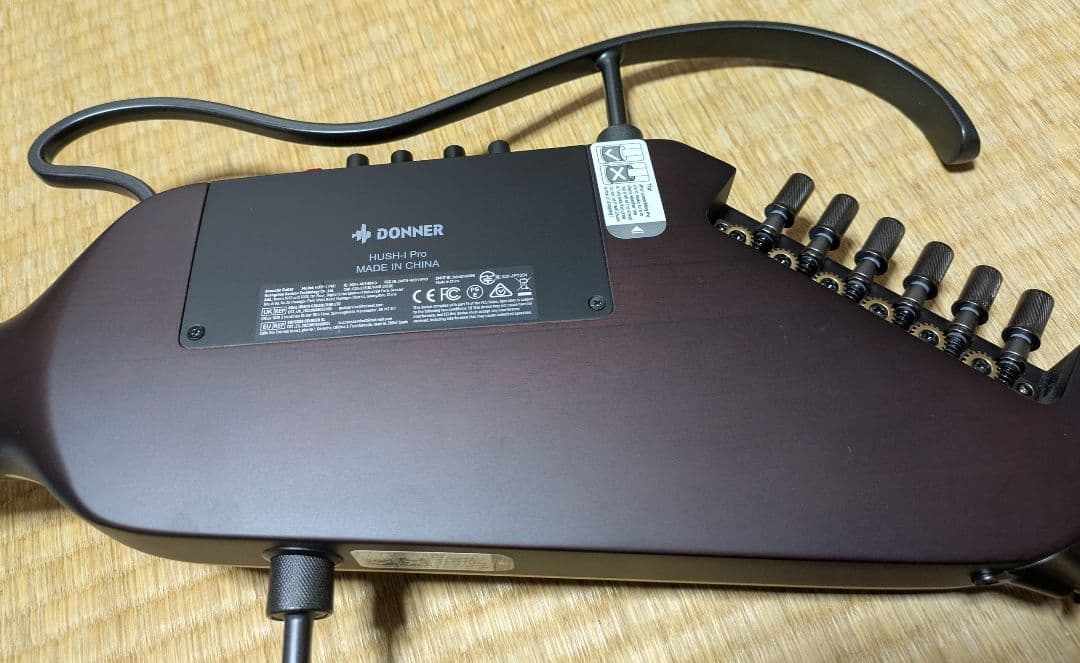 【美品】ドナー Donner HUSH-I PRO メンテナンス済 弦高低！