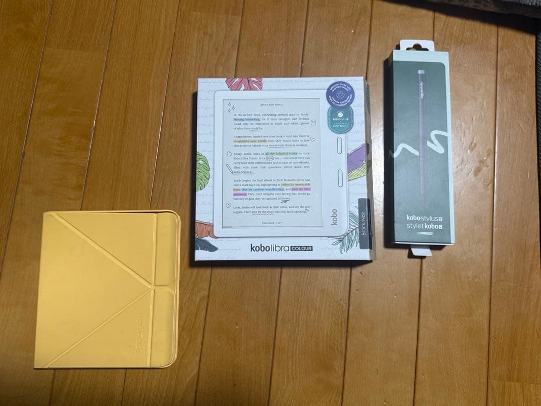 Kobo Libra colour 32GB ブラック 本体とケース、