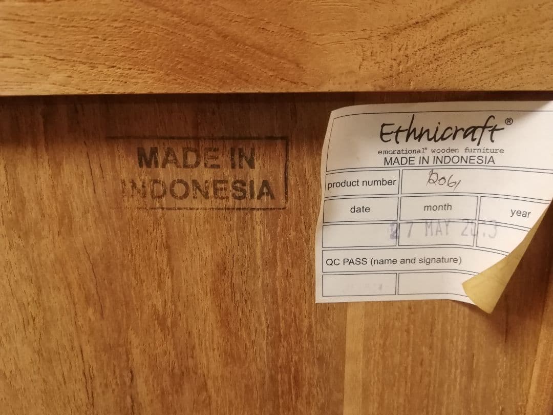 モデルルーム展示品 コンランショップ エスニクラフト サイドボード チーク