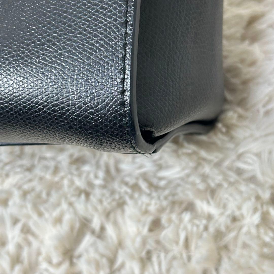 美品 FURLA フルラ ショルダーバッグ 2way 黒 ゴールド メトロポリス