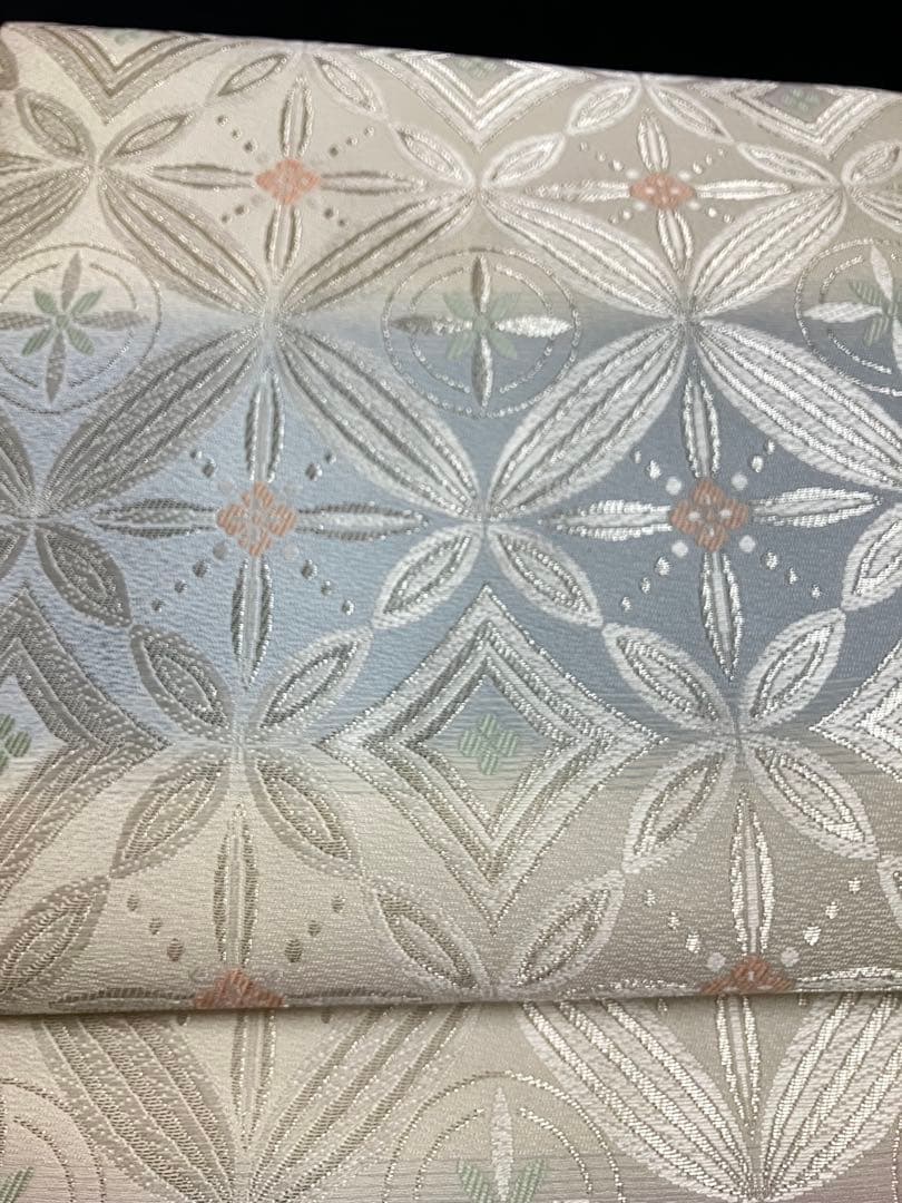 お仕立て上がり名古屋帯　新品未使用品　正絹　西陣織　No.345