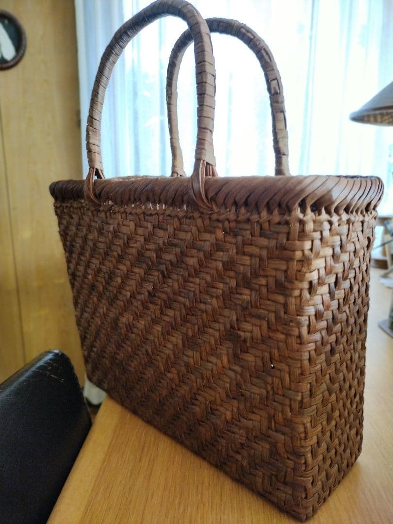 totoroさま専用【ほぼ新品】山葡萄かごバッグ 山形県 国産