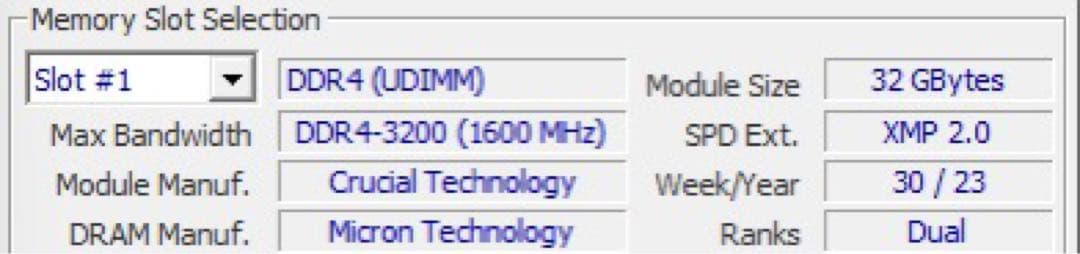 Crucial Pro DDR4-3200 64GB （32GB 2枚セット）