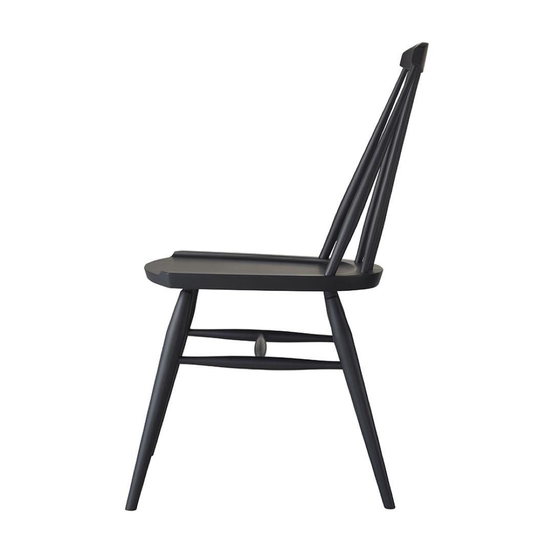 [定価の半額] オリバー　ウィンザーチェア　2脚セット　ブラック　新品未使用