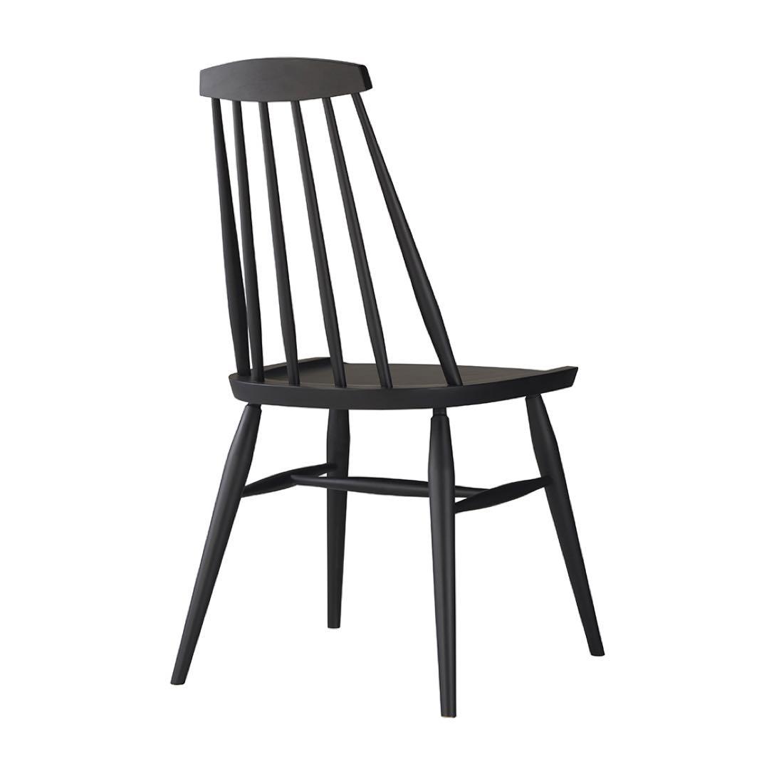 [定価の半額] オリバー　ウィンザーチェア　2脚セット　ブラック　新品未使用