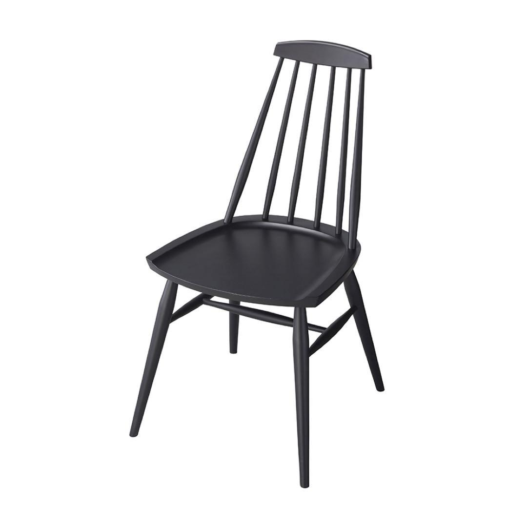 [定価の半額] オリバー　ウィンザーチェア　2脚セット　ブラック　新品未使用