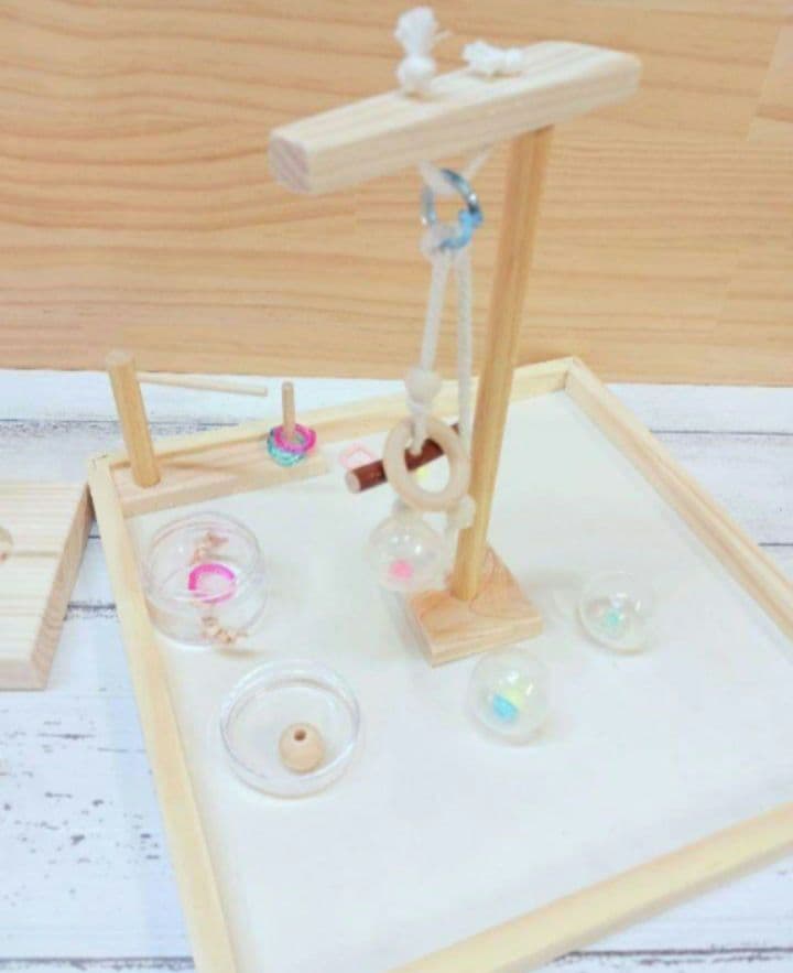 g157　止まり木　Tパーチ　スタンド　バードトイ　フォージングトイ色々セット