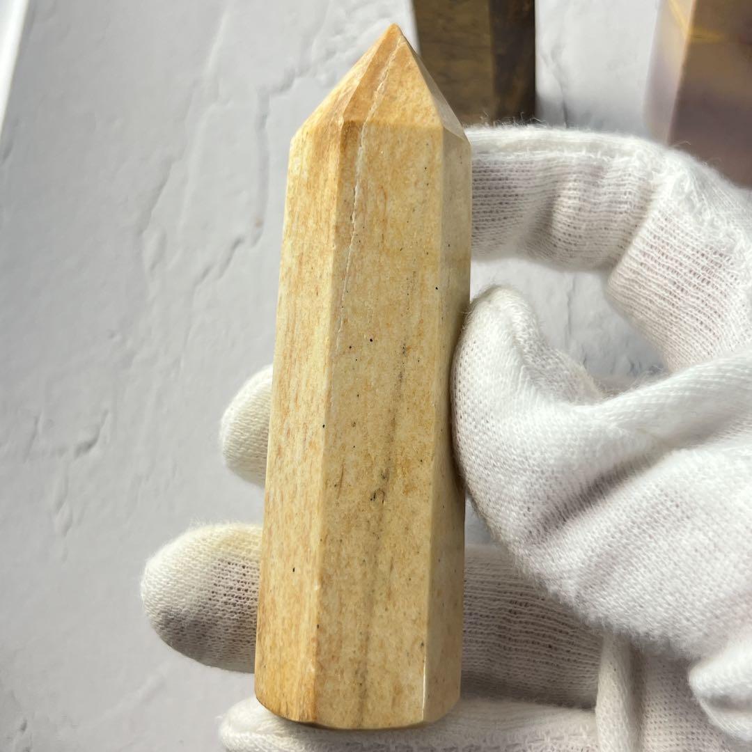 天然石 個性的なタワー4点セット