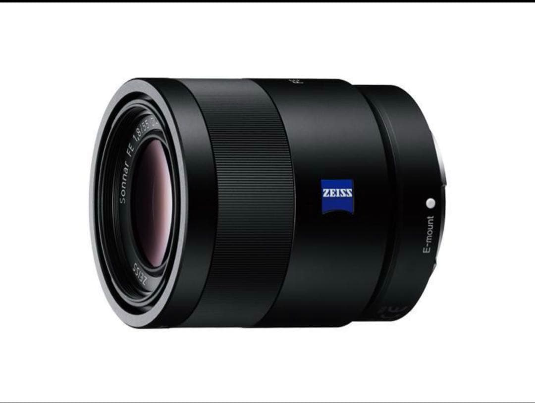 sony Sonnar T* FE 55mmF1.8SEL55F18Zカバー付き