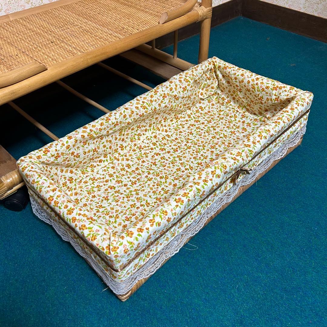 美品！ラタン　ハンガーラック