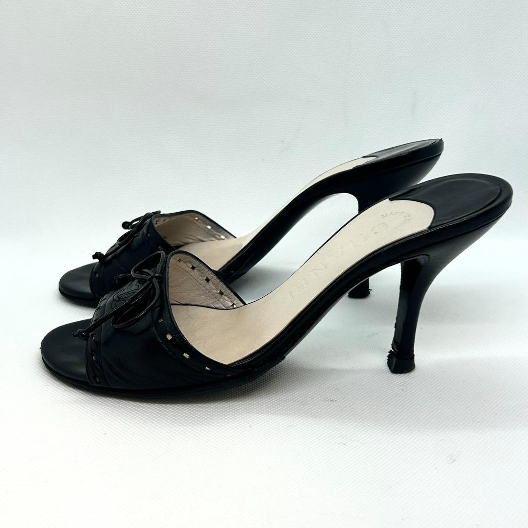 CHANEL（シャネル） ココマーク レザー ミュール サンダル イタリア