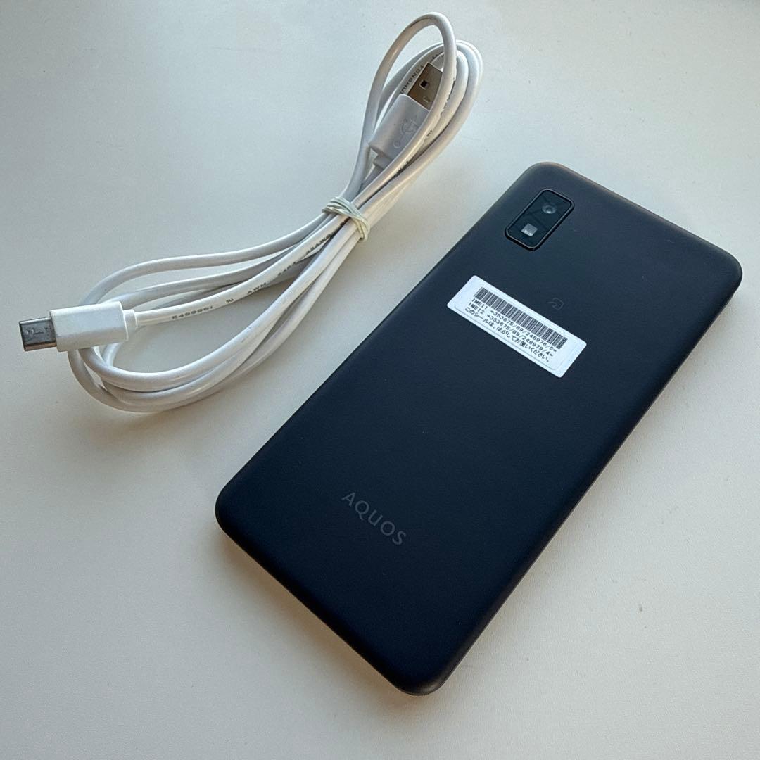【極美品】AQUOS wish3 ブラック スマートフォン 本体