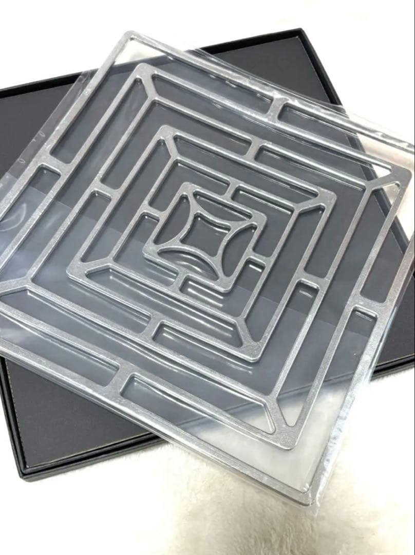 新品未使用 能作 ノウサク KAGO スクエア M 錫 小物入 盛皿 コンポート