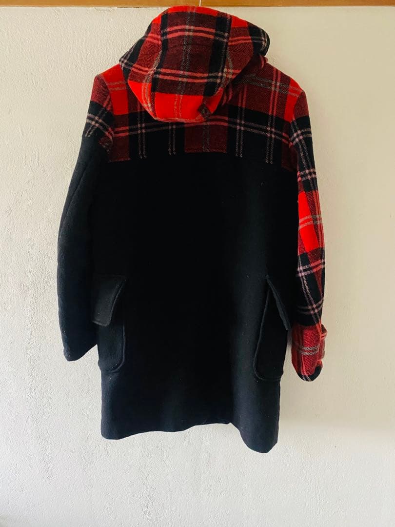 DIET BUTCHER SLIM SKIN バイカラーダッフルコート