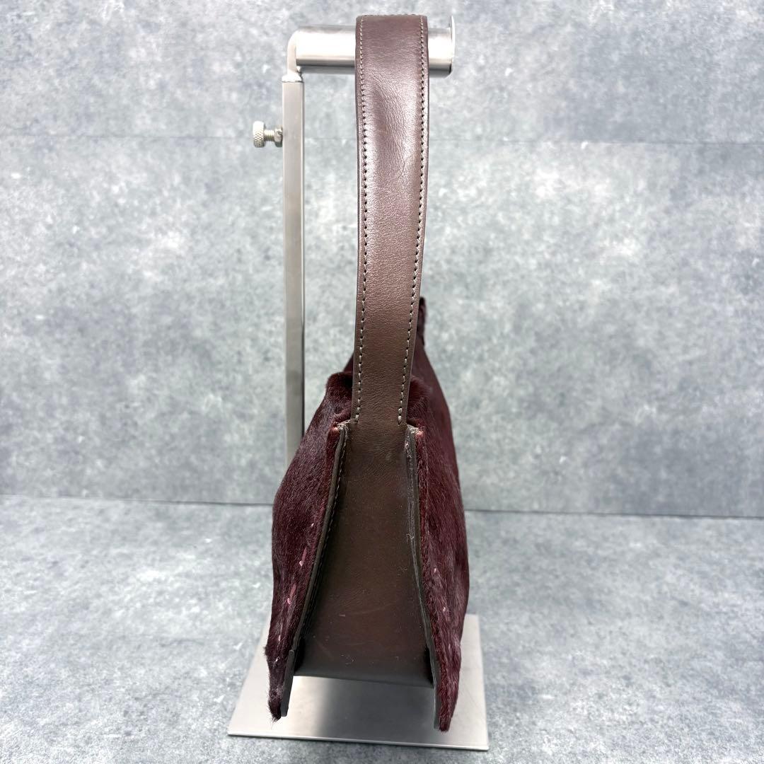 レア✨コーチ スモール セミショルダーバッグ ハラコ/レザー 9470