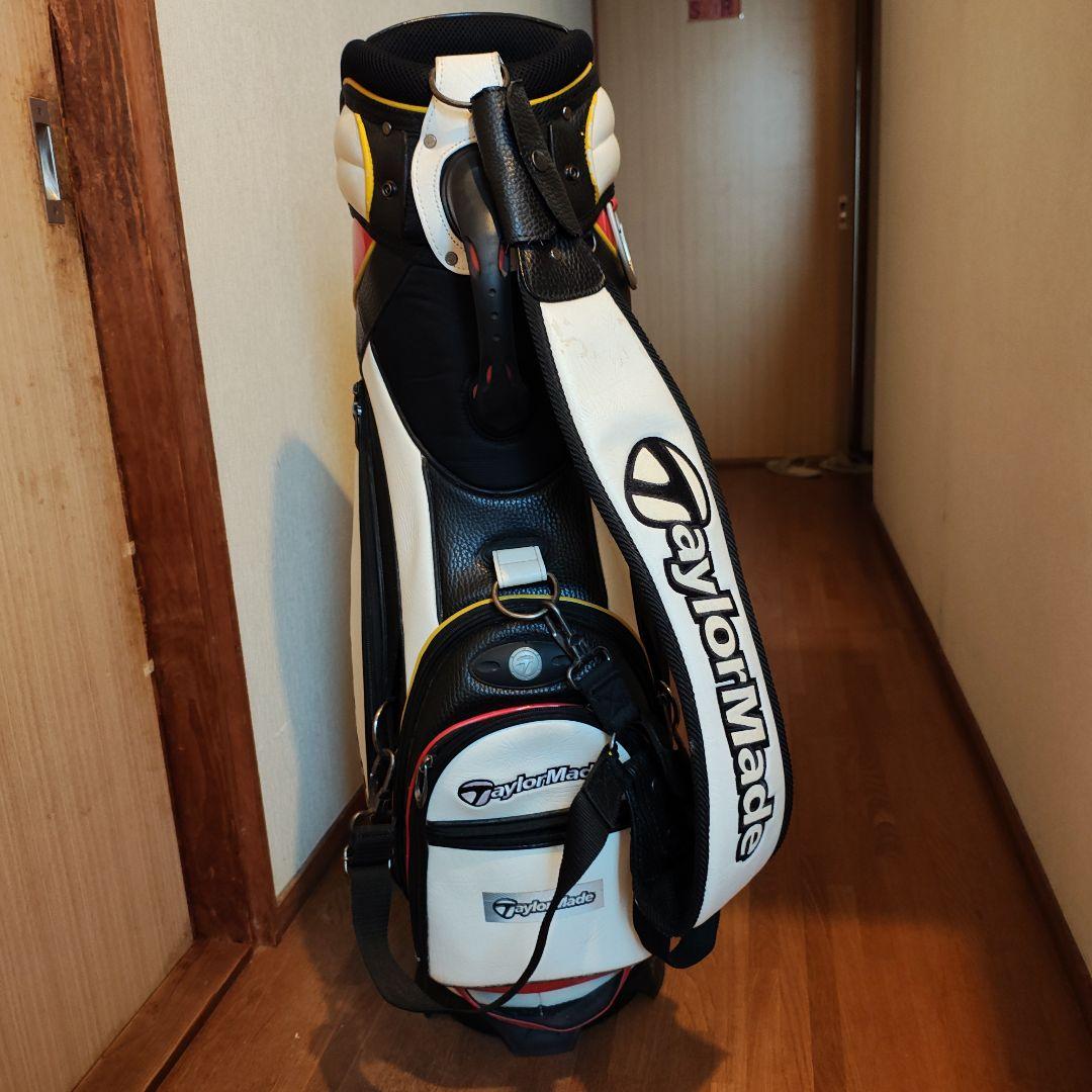 TaylorMade キャディバッグ ホワイト/ブラック/レッド/イエロー