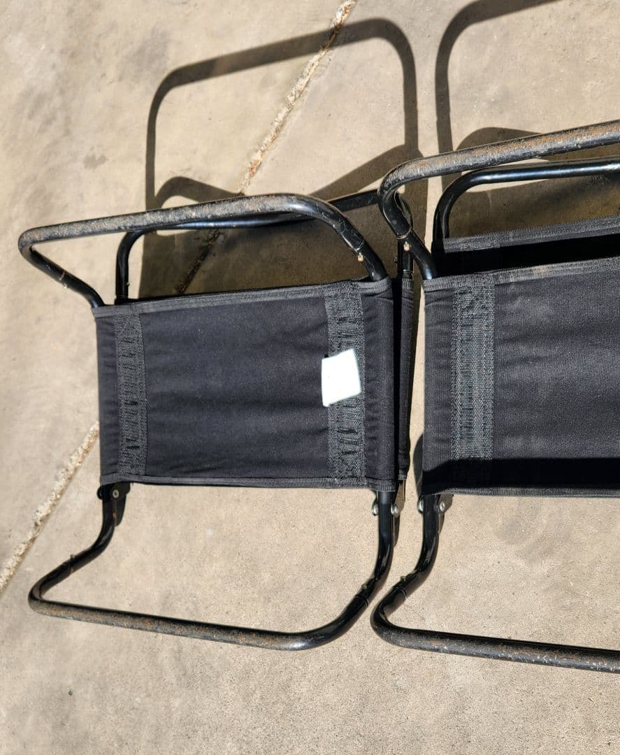 快速旅団 トラベルチェア コットンダック 2脚セット