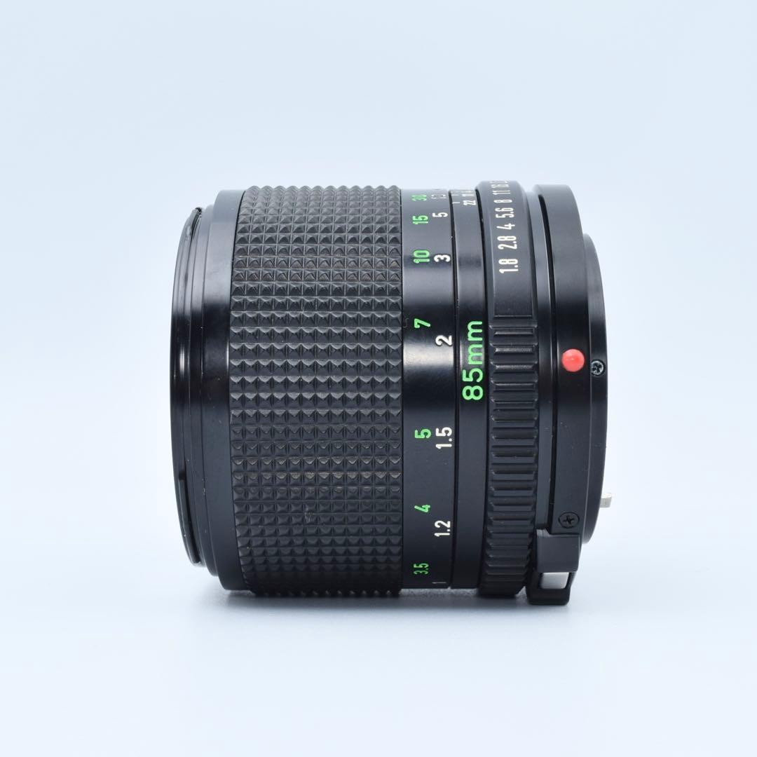 CANON NEW FD 85mm F/1.8 マニュアル レンズ　フードつき