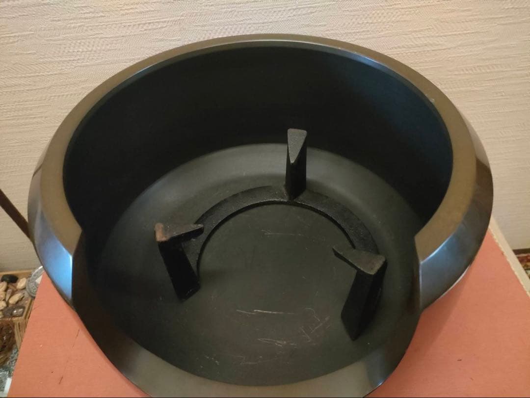 茶道具 銅製 風炉 銘 般若宗勘作 未使用品 五徳付