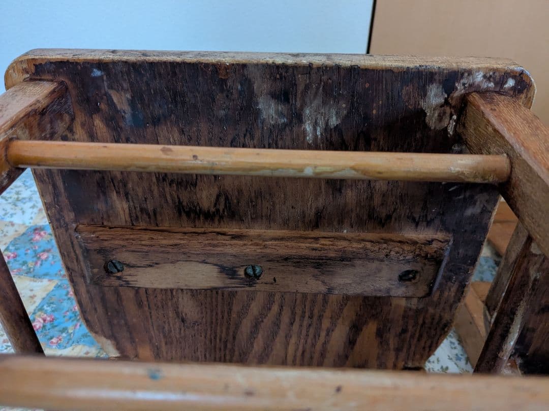 USAアンティーク　木製チャイルドChair　２脚セット　子供椅子セット