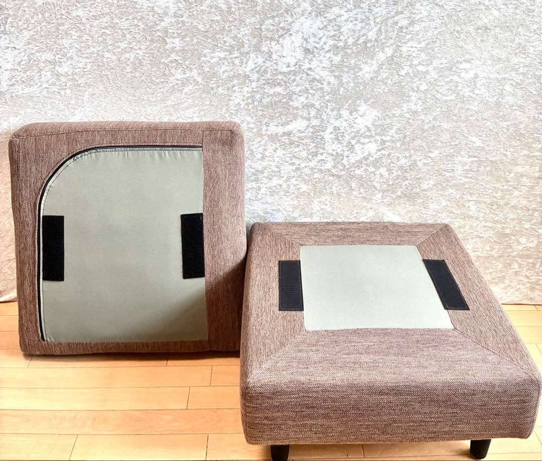 ニトリ オットマン グレー オットマンカバー付 送料込