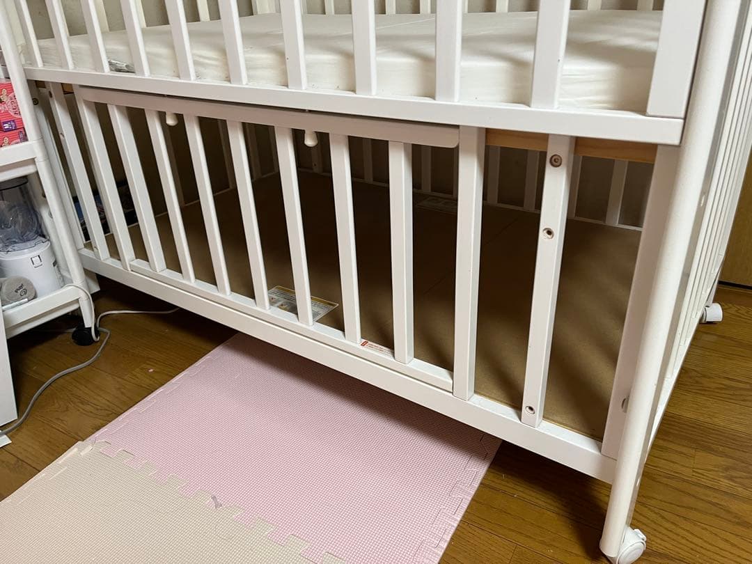 カトージ KATOJI ベビーベッド＆西川敷布団【直接引取限定・世田谷区】