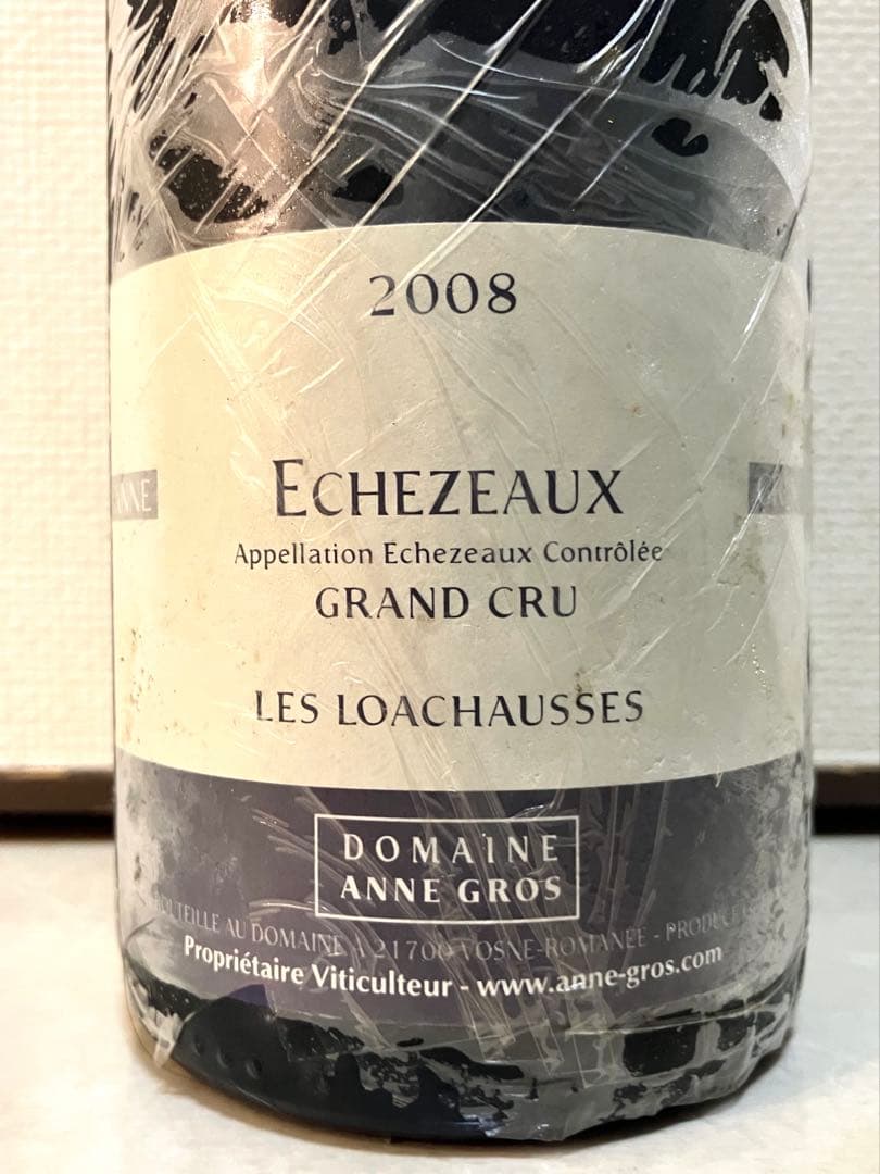ワイン Anne Gros Echezeaux Grand Cru 2008