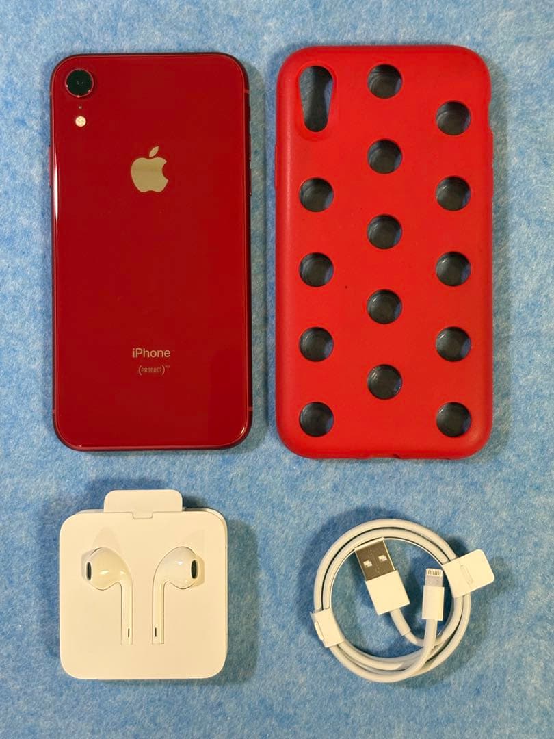 お値下げ iPhone XR 128GB (PRODUCT)RED 美品 箱あり