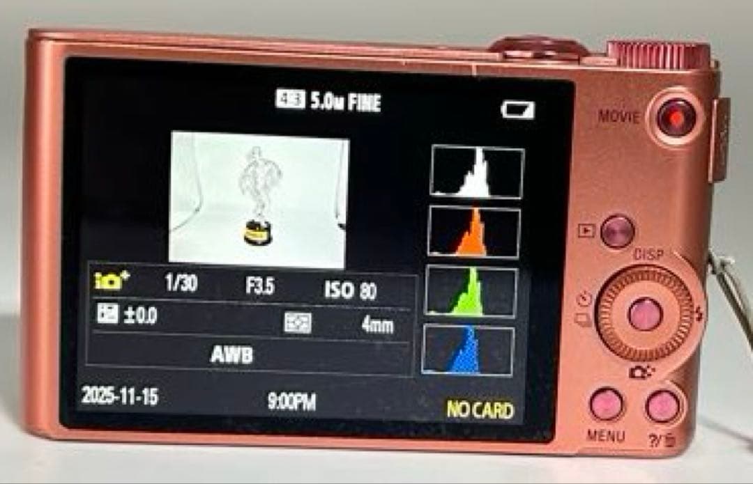 SONY コンパクトデジタルカメラ　cyber shot DSC-WX350