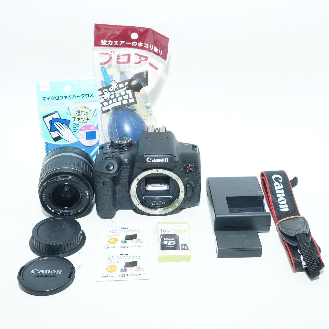 スマホ転送・自撮りができる★キャノン EOS kissx8iレンズセット