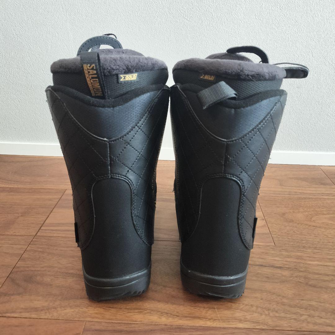 美品 Salomon PEARL BOA 24.5 スノーボードブーツ ブラック