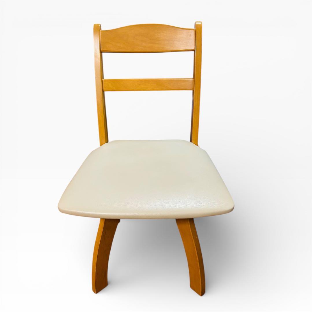 【美品】ニトリ 回転チェア 4脚 ダイニングチェア ホワイト