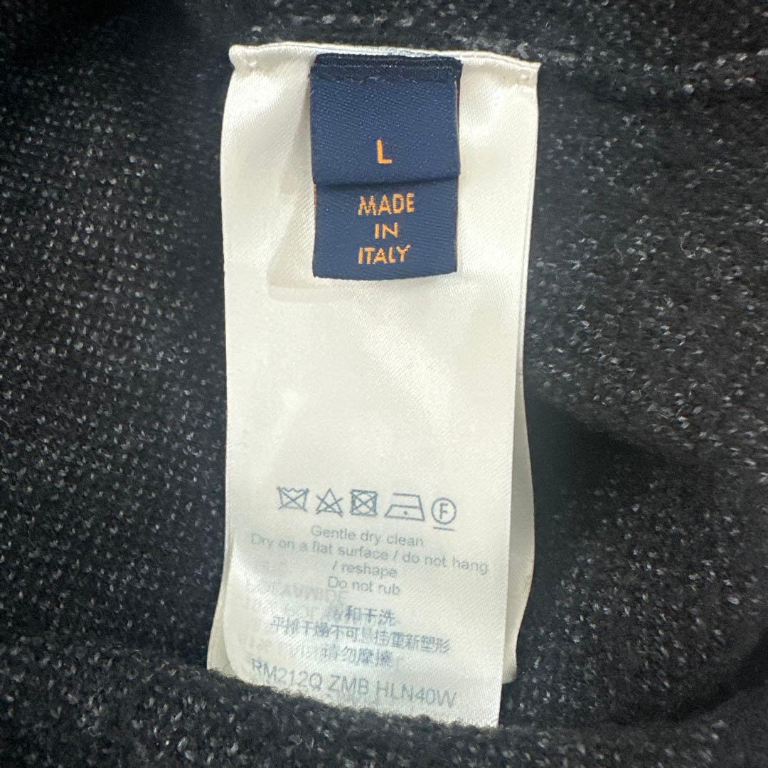 LOUIS VUITTON ブラック ニットセーター Lサイズ