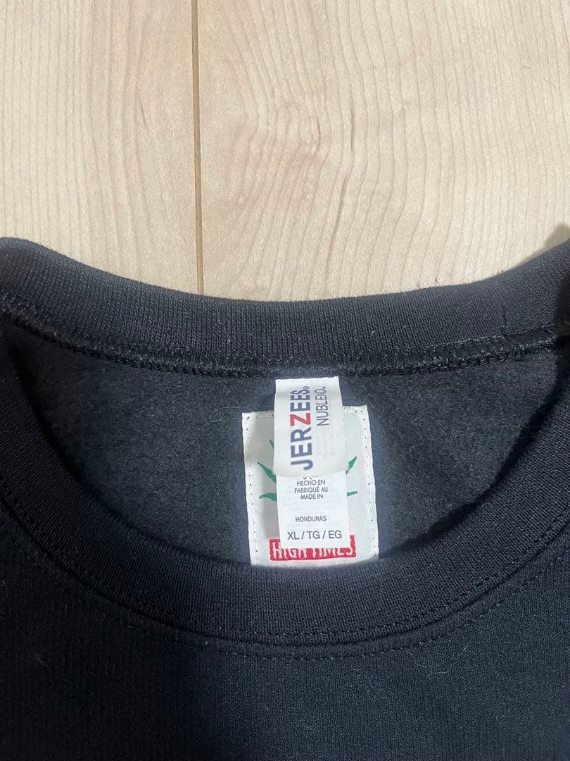 ワコマリア HIGH TIMES グラフィックスウェット XL ブラック