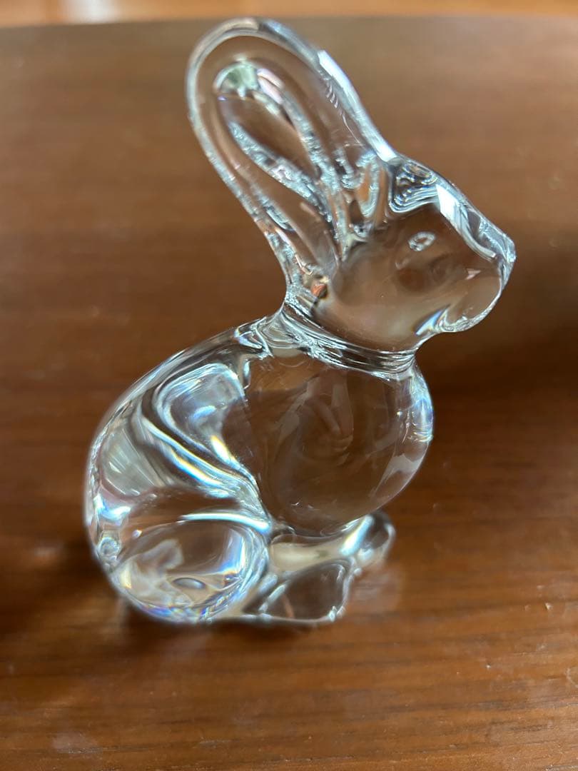 Baccarat バカラ　置き物　うさぎ　ラビット　アンティーク