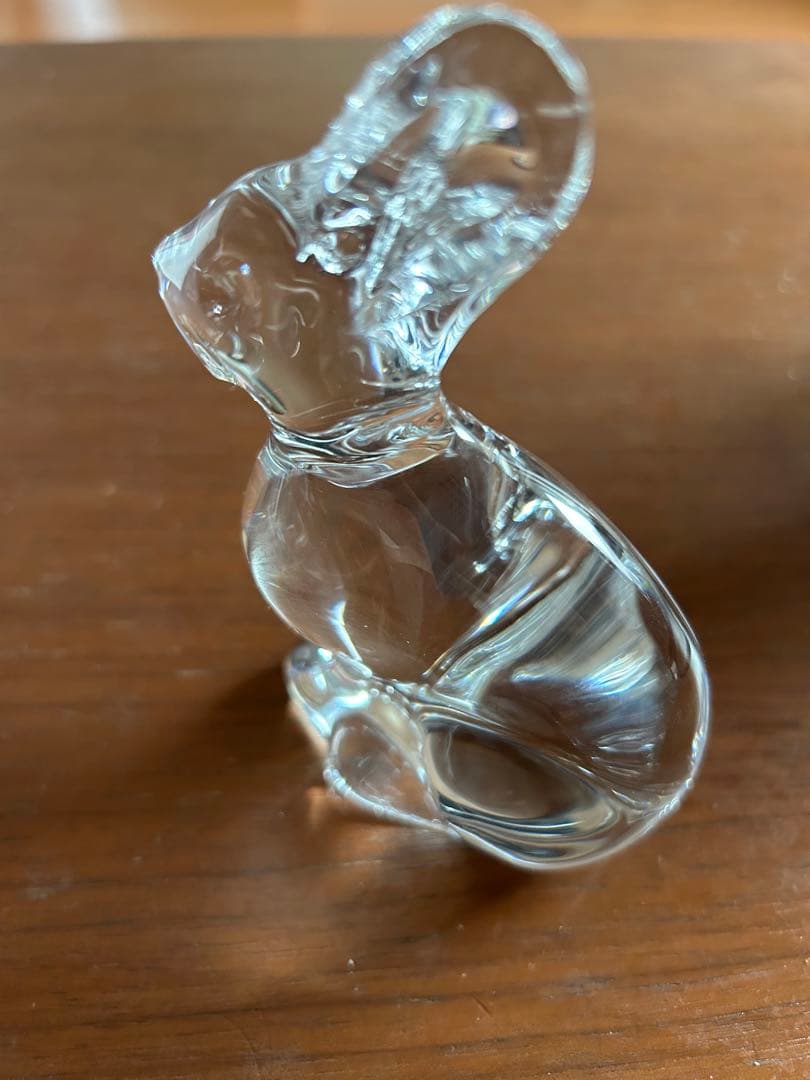 Baccarat バカラ　置き物　うさぎ　ラビット　アンティーク