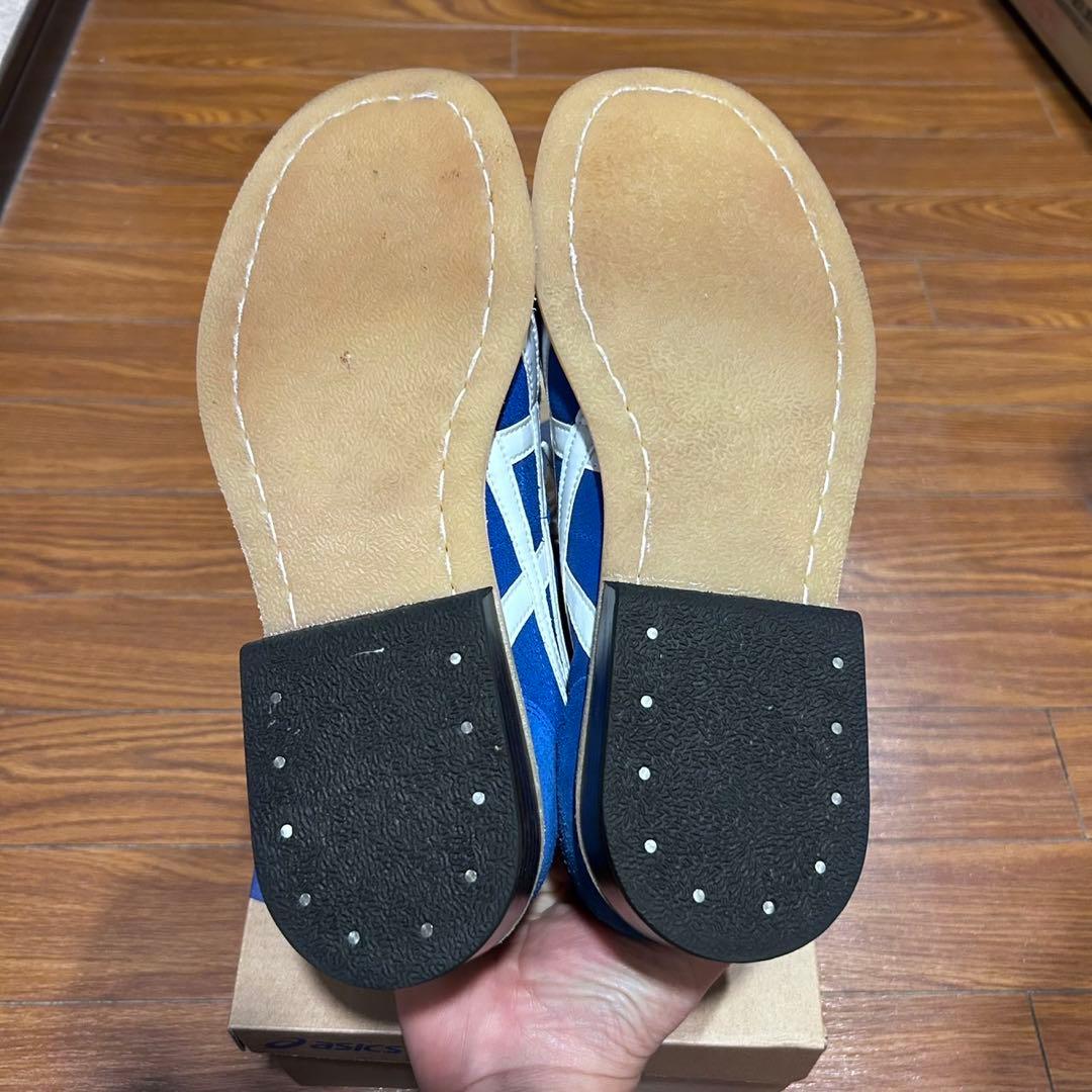 【アシックス】ウエイトリフティングシューズ（ブルー）27.0cm