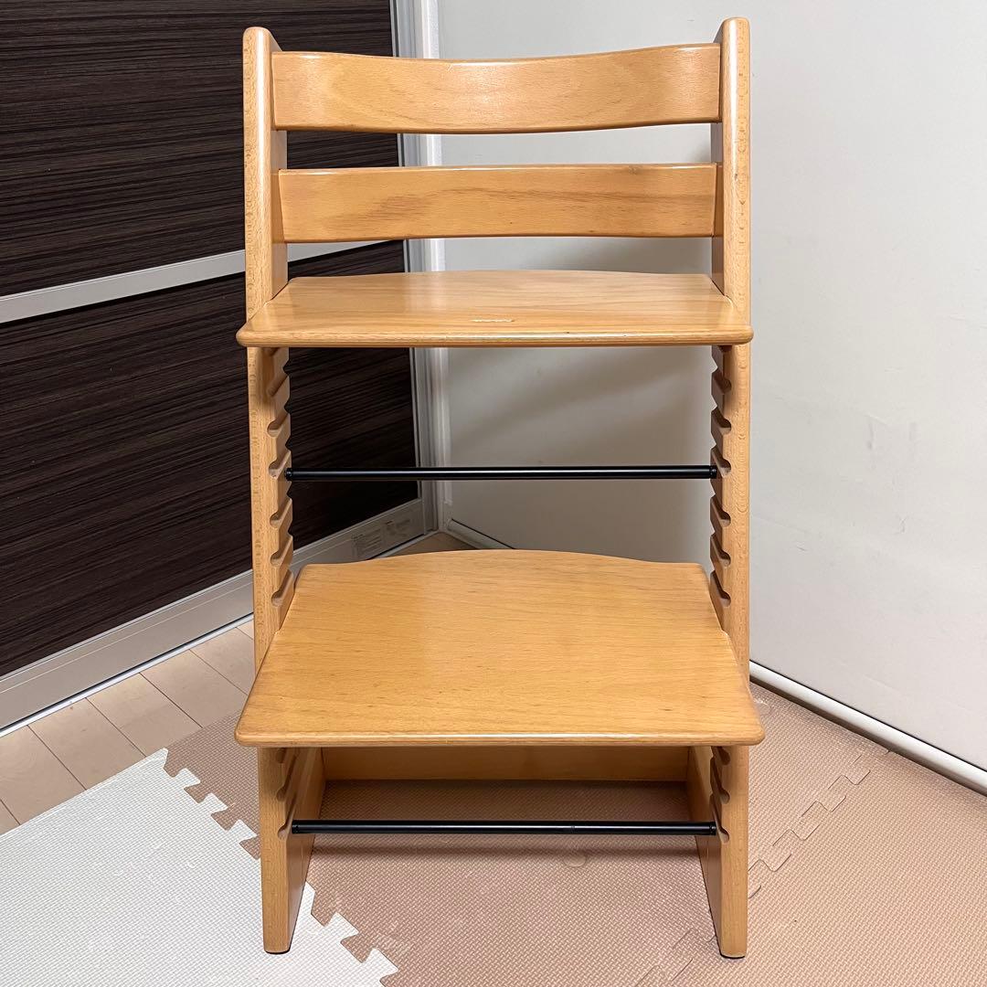 【新型】美品　シリアル6　ストッケ トリップトラップナチュラル