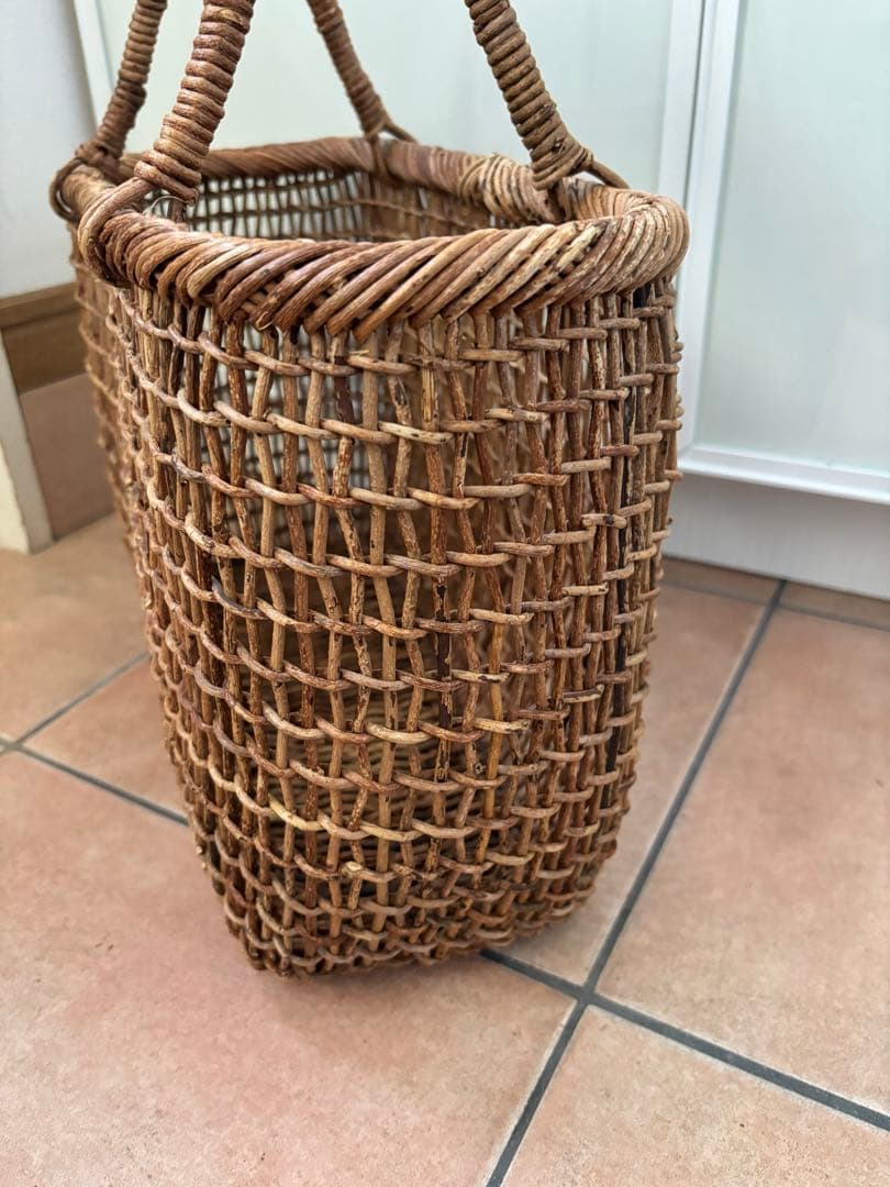 あけび　かご　こだし編み　籠　カゴ