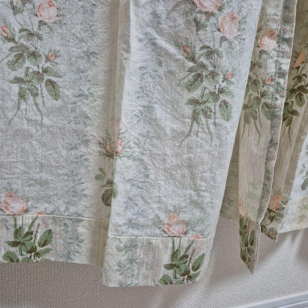 ✨新品未使用品✨マニーローズ　カーテン　2枚セット カントリー