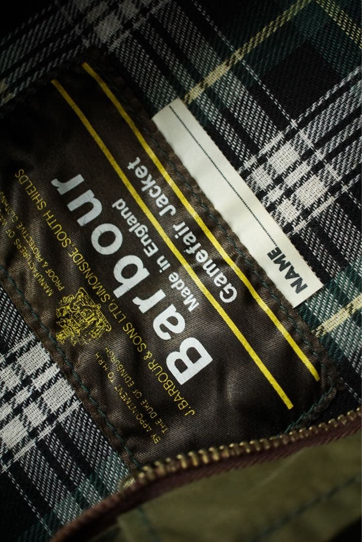 70s 新品 デッドストック バブアー GAMEFAIR ビンテージ フード付